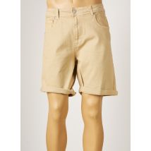 LEE COOPER - Bermuda beige en coton pour homme - Taille W35 - Modz