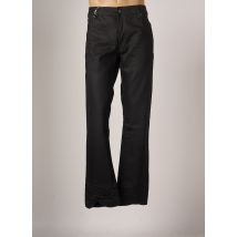 RAW-7 - Pantalon droit noir en coton pour homme - Taille W40 L36 - Modz