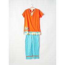 ROSE POMME - Pyjama orange en coton pour femme - Taille 36 - Modz