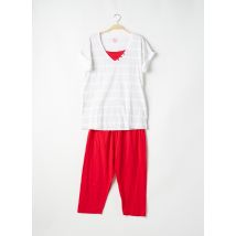 ROSE POMME - Pyjama rouge en coton pour femme - Taille 42 - Modz