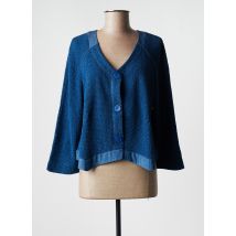 TERRE DE FÉES - Veste casual bleu en coton pour femme - Taille 46 - Modz