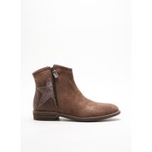 REQINS - Bottines/Boots marron en cuir pour fille - Taille 36 - Modz
