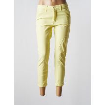 LCDN - Pantalon 7/8 jaune en tencel pour femme - Taille 38 - Modz