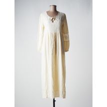 MAISON HOTEL - Robe longue beige en coton pour femme - Taille 36 - Modz