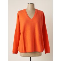 LES TRICOTS DE LÉA - Pull orange en cachemire pour femme - Taille 40 - Modz