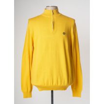 MONTE CARLO - Pull jaune en coton pour homme - Taille L - Modz