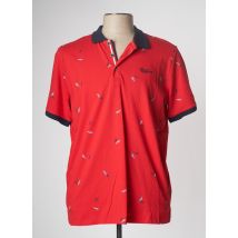 MONTE CARLO - Polo rouge en coton pour homme - Taille L - Modz