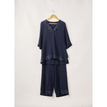 AN II VITO - Ensemble pantalon bleu en polyester pour femme - Taille 36 - Modz