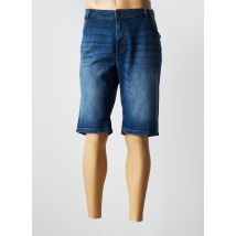 PADDOCK'S SHORTS / BERMUDAS HOMME DE COULEUR BLEU - Grande Taille