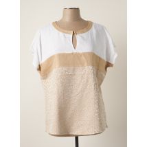 FRED SABATIER - Blouse beige en coton pour femme - Taille 44 - Modz
