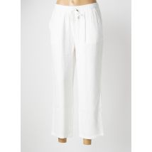 JULIE GUERLANDE - Pantalon 7/8 blanc en viscose pour femme - Taille 38 - Modz