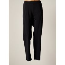 MALOKA - Pantalon slim noir en polyamide pour femme - Taille 46 - Modz