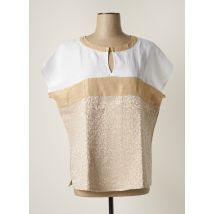 FRED SABATIER - Blouse beige en lin pour femme - Taille 38 - Modz