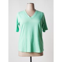 OLSEN - T-shirt vert en coton pour femme - Taille 46 - Modz
