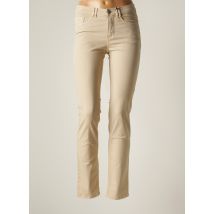 STARK - Pantalon droit beige en coton pour femme - Taille 36 - Modz