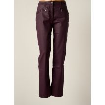 BETTY BARCLAY - Pantalon slim violet en coton pour femme - Taille 46 - Modz