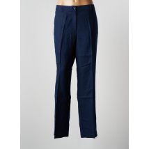 OLSEN - Pantalon droit bleu en lin pour femme - Taille 46 - Modz