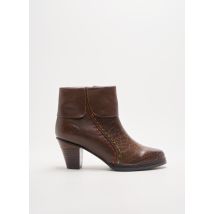 LAURA VITA - Bottines/Boots marron en cuir pour femme - Taille 37 - Modz