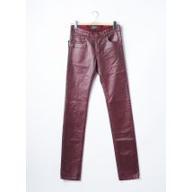 AZZARO - Pantalon slim rouge en coton pour femme - Taille W28 - Modz