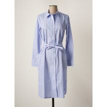 COMPTOIR DES COTONNIERS - Robe mi-longue bleu en coton pour femme - Taille 34 - Modz