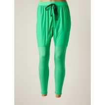 SWEET PANTS - Jogging vert en nylon pour femme - Taille 34 - Modz