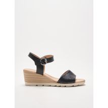 GEO-REINO - Sandales/Nu pieds noir en cuir pour femme - Taille 40 - Modz
