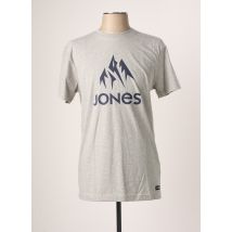 JONES - T-shirt gris en coton pour homme - Taille M - Modz