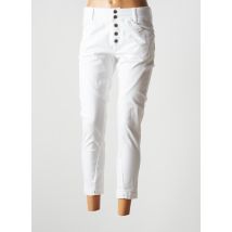 INDIES - Pantalon 7/8 blanc en coton pour femme - Taille 36 - Modz