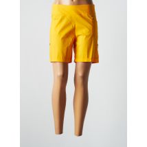 AVENTURES DES TOILES - Bermuda jaune en coton pour femme - Taille 40 - Modz