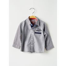 MARESE - Chemise manches longues gris en coton pour garçon - Taille 12 M - Modz