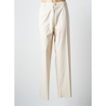 KARTING - Pantalon droit beige en polyester pour femme - Taille 46 - Modz