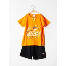 ROSE POMME - Pyjashort orange en coton pour enfant - Taille 2 A - Modz