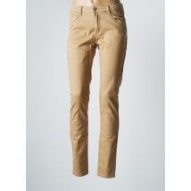 GEISHA - Pantalon slim beige en coton pour femme - Taille 36 - Modz