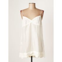 POMANDERE - Tunique manches longues blanc en coton pour femme - Taille 40 - Modz