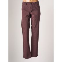 DELAHAYE - Pantalon chino violet en coton pour homme - Taille 40 - Modz