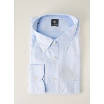 BLUSALINA - Chemise manches longues bleu en coton pour homme - Taille S - Modz