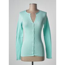 STEFAN GREEN - Gilet manches longues bleu en coton pour femme - Taille TU - Modz