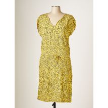 GARCIA - Robe mi-longue jaune en viscose pour femme - Taille 36 - Modz