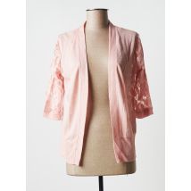 MOLLY BRACKEN - Gilet manches longues rose en polyester pour femme - Taille 36 - Modz