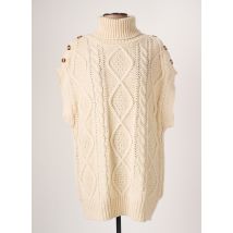 ICHI - Pull tunique beige en acrylique pour femme - Taille 34 - Modz