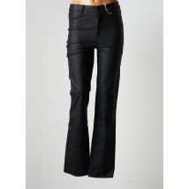 VILA - Pantalon droit noir en viscose pour femme - Taille 36 - Modz