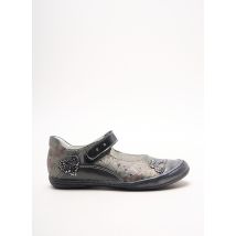 BELLAMY - Ballerines gris en cuir pour fille - Taille 33 - Modz