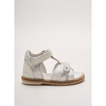 NOËL - Sandales/Nu pieds gris en cuir pour fille - Taille 21 - Modz