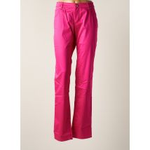 CERRUTI 1881 - Pantalon droit rose en coton pour femme - Taille W36 - Modz
