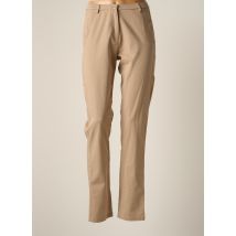 MERI & ESCA PANTALONS FEMME DE COULEUR BEIGE - Grande Taille