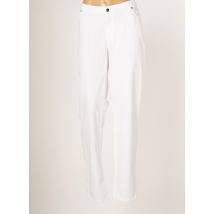 JUMFIL PANTALONS FEMME DE COULEUR BLANC - Grande Taille