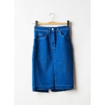 SALSA - Jupe mi-longue bleu en coton pour femme - Taille W26 - Modz