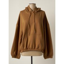 SECOND FEMALE - Sweat-shirt à capuche marron en coton pour femme - Taille 40 - Modz