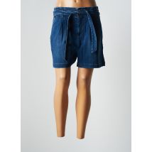 LAUREN VIDAL - Short bleu en coton pour femme - Taille 38 - Modz