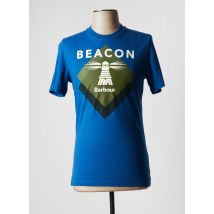 BARBOUR - T-shirt bleu en coton pour homme - Taille S - Modz